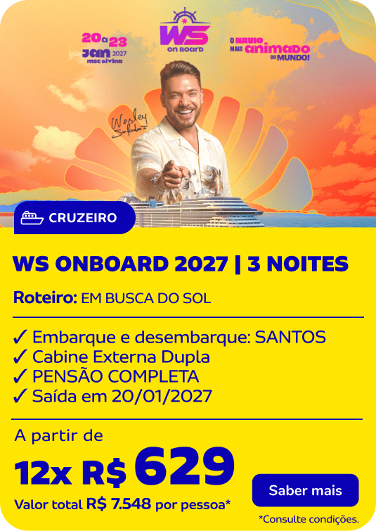 WS ONBOARD 2027 | 3 Noites