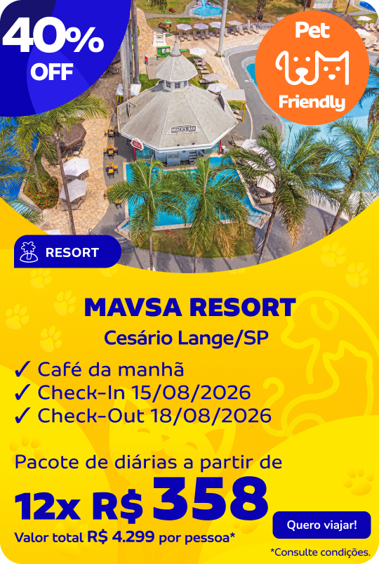 MAVSA RESORT em Cesário Lange/SP