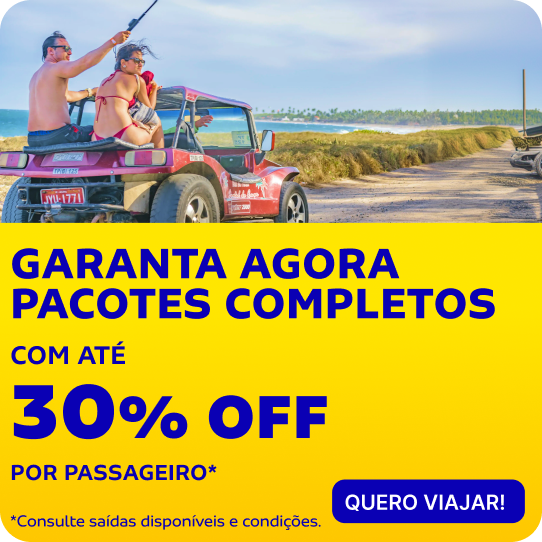 GARANTA AGORA PACOTES COMPLETOS