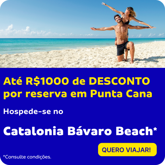Até R$1000 de DESCONTO por reserva em Punta Cana