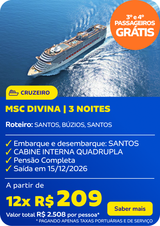 MSC DIVINA | 3 Noites