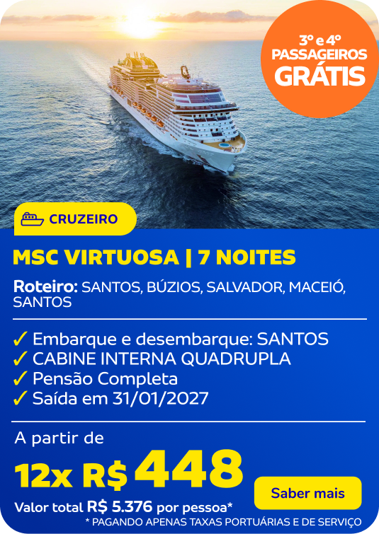 MSC VIRTUOSA | 7 Noites