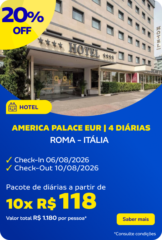 AMERICA PALACE EUR | 4 DIÁRIAS