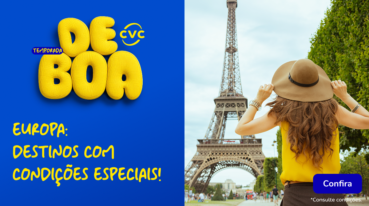 EUROPA: DESTINOS COM CONDIÇÕES ESPECIAIS!
