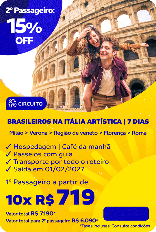 BRASILEIROS NA ITÁLIA ARTÍSTICA | 7 dias