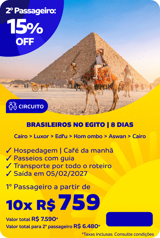 BRASILEIROS NO EGITO | 8 dias