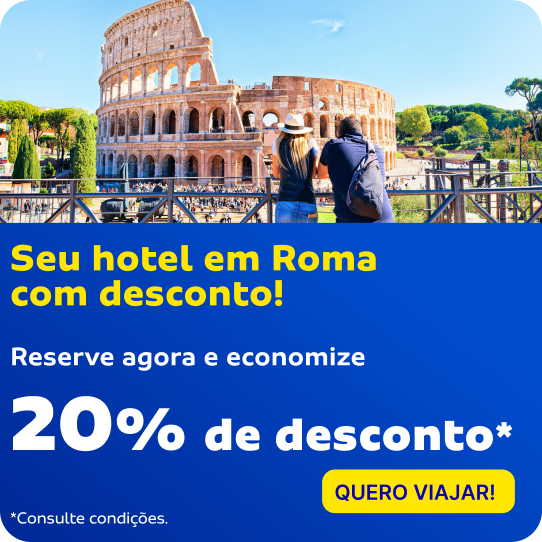 Seu hotel em Roma com desconto!