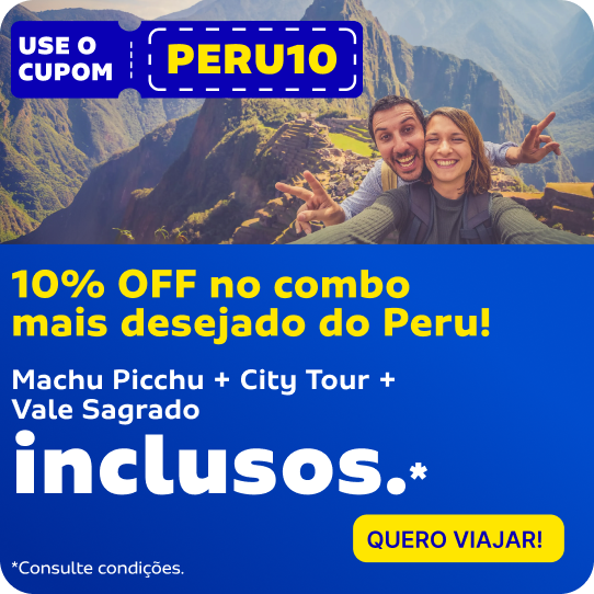 10% OFF no circuito mais desejado do Peru!