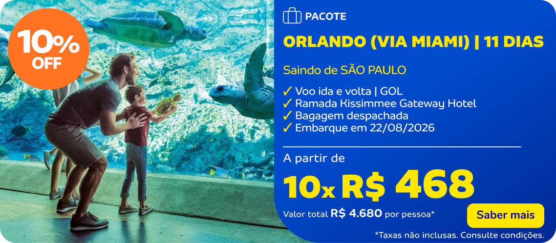 ORLANDO (via Miami) | 11 DIAS