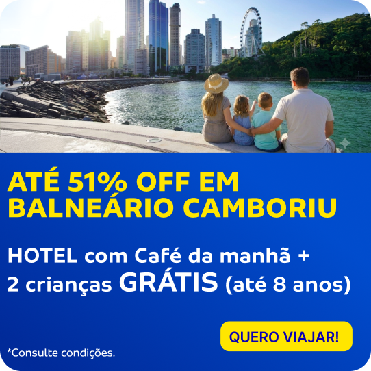 ATÉ 51% OFF EM BALNEÁRIO CAMBORIU