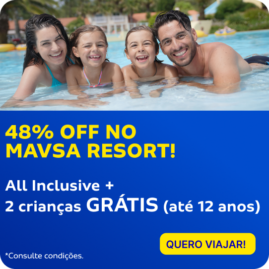 48% OFF NO MAVSA RESORT!