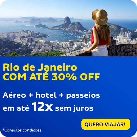 Rio de Janeiro COM ATÉ 30% OFF