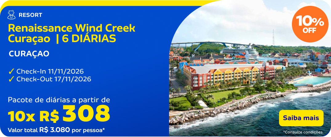 Renaissance Wind Creek Curaçao  | 6 DIÁRIAS