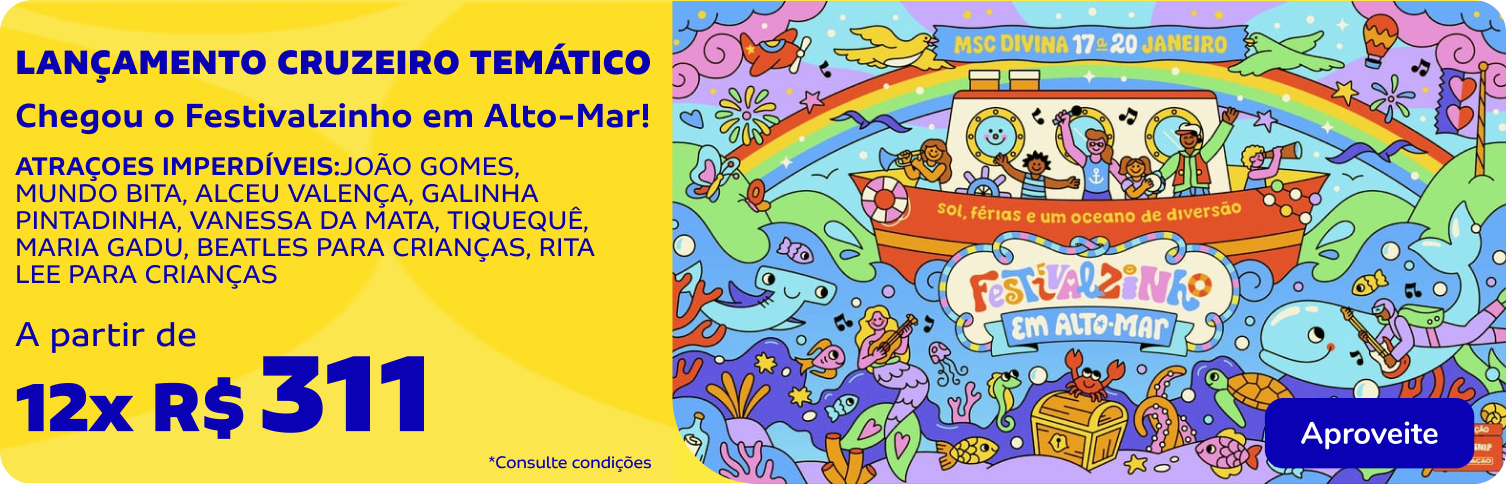 LANÇAMENTO CRUZEIRO TEMÁTICO