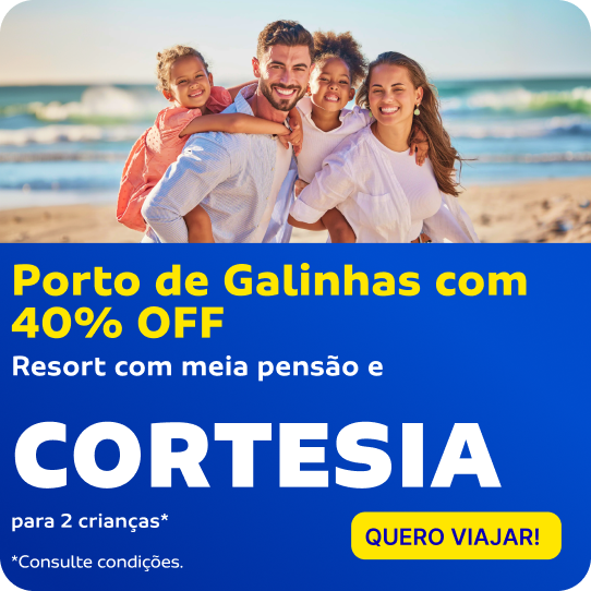 Porto de Galinhas com 40% OFF