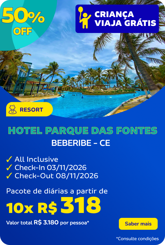 HOTEL PARQUE DAS FONTES EM BEBERIBE - CE