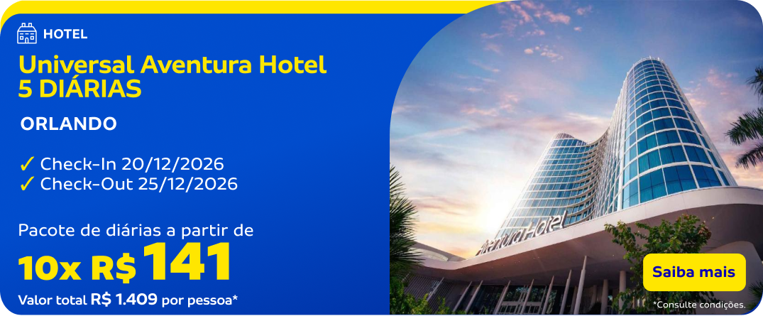 Universal Aventura Hotel  | 5 DIÁRIAS