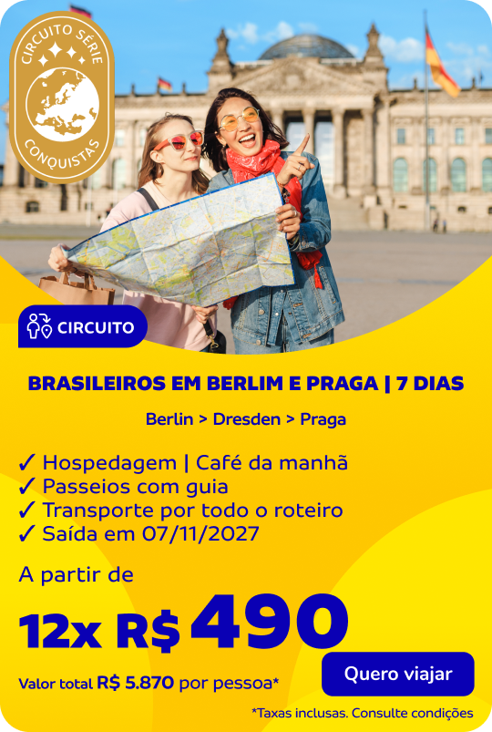 Brasileiros em Berlim e Praga | 7 dias