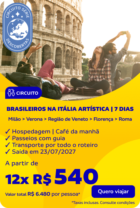 BRASILEIROS NA ITÁLIA ARTÍSTICA | 7 dias