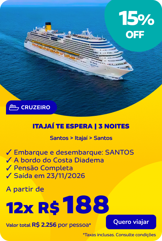 Itajaí te espera | 3 noites