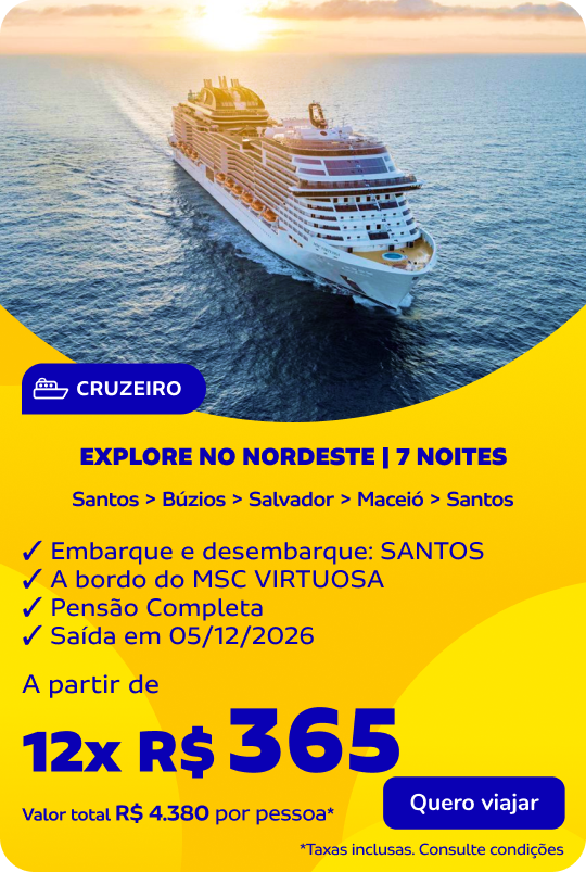 Explore no Nordeste | 7 noites