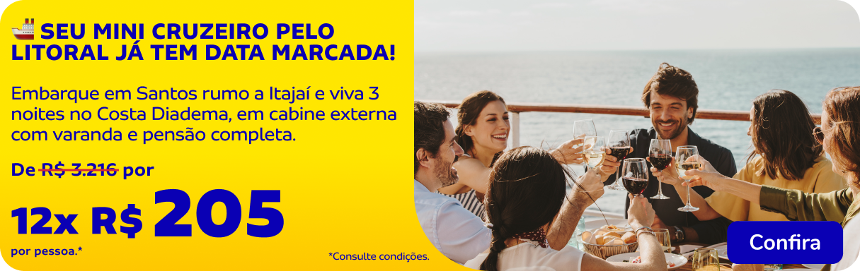 🚢 SEU MINI CRUZEIRO PELO LITORAL JÁ TEM DATA MARCADA!