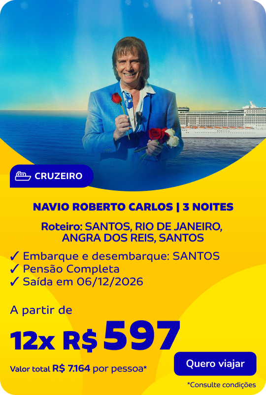NAVIO ROBERTO CARLOS | 3 noites