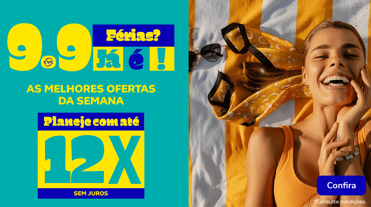 As MELHORES OFERTAS no ANIVERSÁRIO CVC