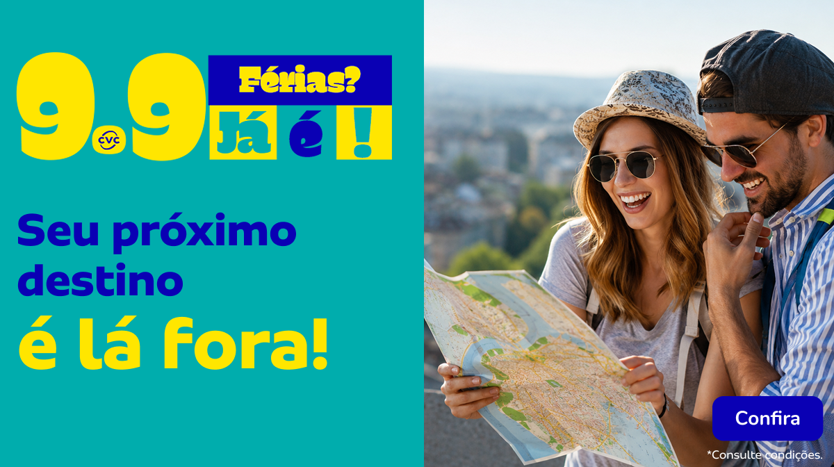 Seu próximo destino é lá fora!