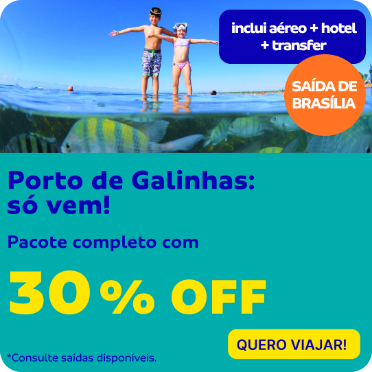 Porto de Galinhas: só vem! Pacote completo com 30% OFF