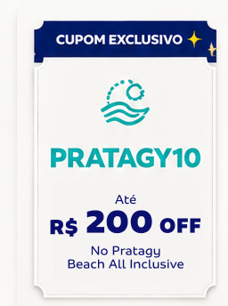 PRATAGY10 ATÉ R$200 OFF No Pratagy Beach Resorts All Inclusive
