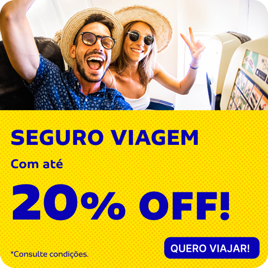 SEGURO VIAGEM COM ATÉ 20%OFF