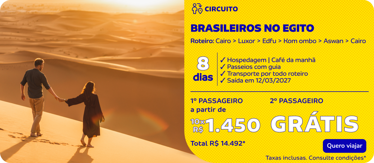 BRASILEIROS NO EGITO| 8 dias