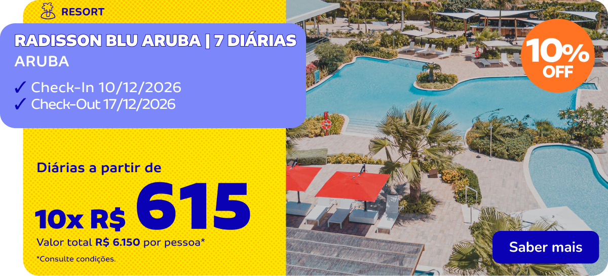RADISSON BLU ARUBA | 7 DIÁRIAS