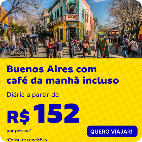 Buenos Aires com café da manhã incluso