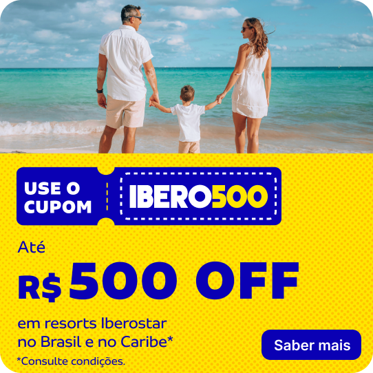 Cupom IBERO500 | Até R$ 500 OFF em resorts Iberostar no Brasil e no Caribe