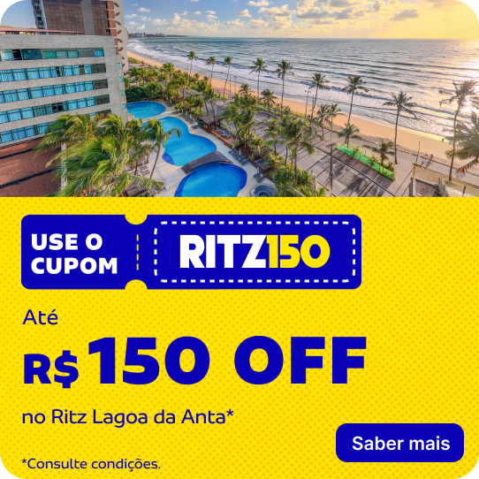 Cupom RITZ150 - Até R$ 150 OFF no Ritz Lagoa da Anta
