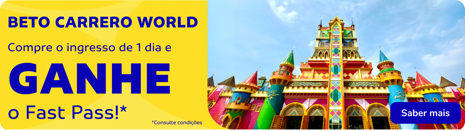 compre 1 ingresso de 1 dia e GANHA o Fast Pass - Beto Carrero World