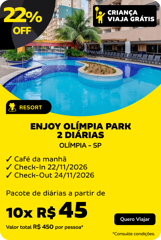 ENJOY OLÍMPIA PARK | 2 DIÁRIAS

