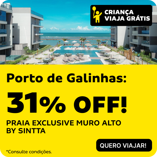 Porto de Galinhas: 31% OFF!