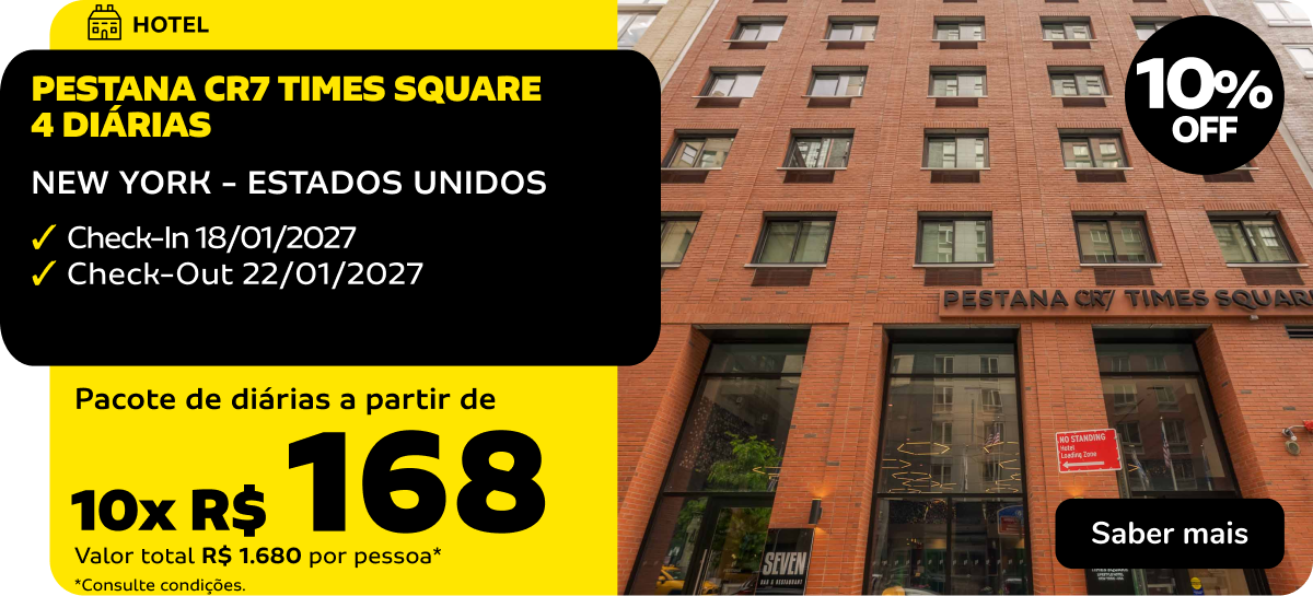 PESTANA CR7 TIMES SQUARE | 4 DIÁRIAS
