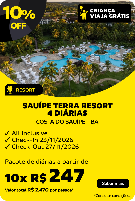 SAUÍPE TERRA RESORT | 4 DIÁRIAS