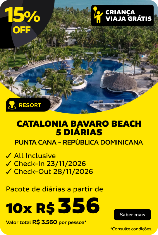CATALONIA BAVARO BEACH | 5 DIÁRIAS