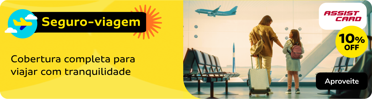 Seguro-viagem com 10% OFF