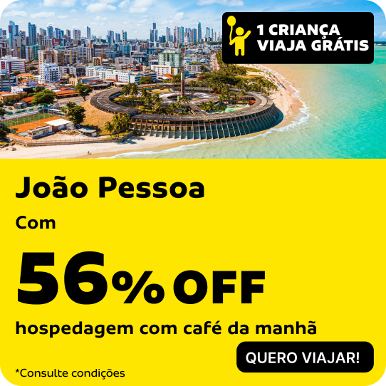 João Pessoa com 56% OFF