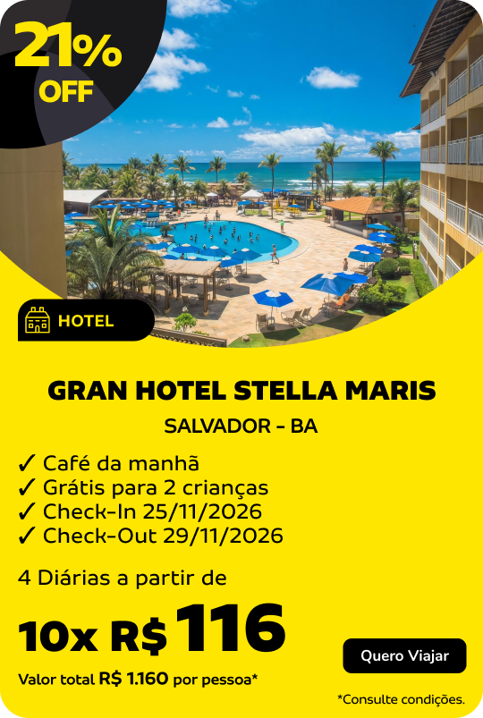 GRAN HOTEL STELLA MARIS em SALVADOR - BA