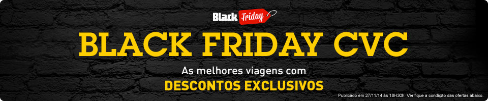 Garanta sua viagem no Black Friday!