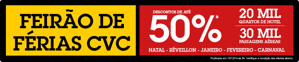 Feirão de Férias CVC!